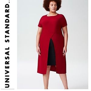 Universal standard red Adda tunic